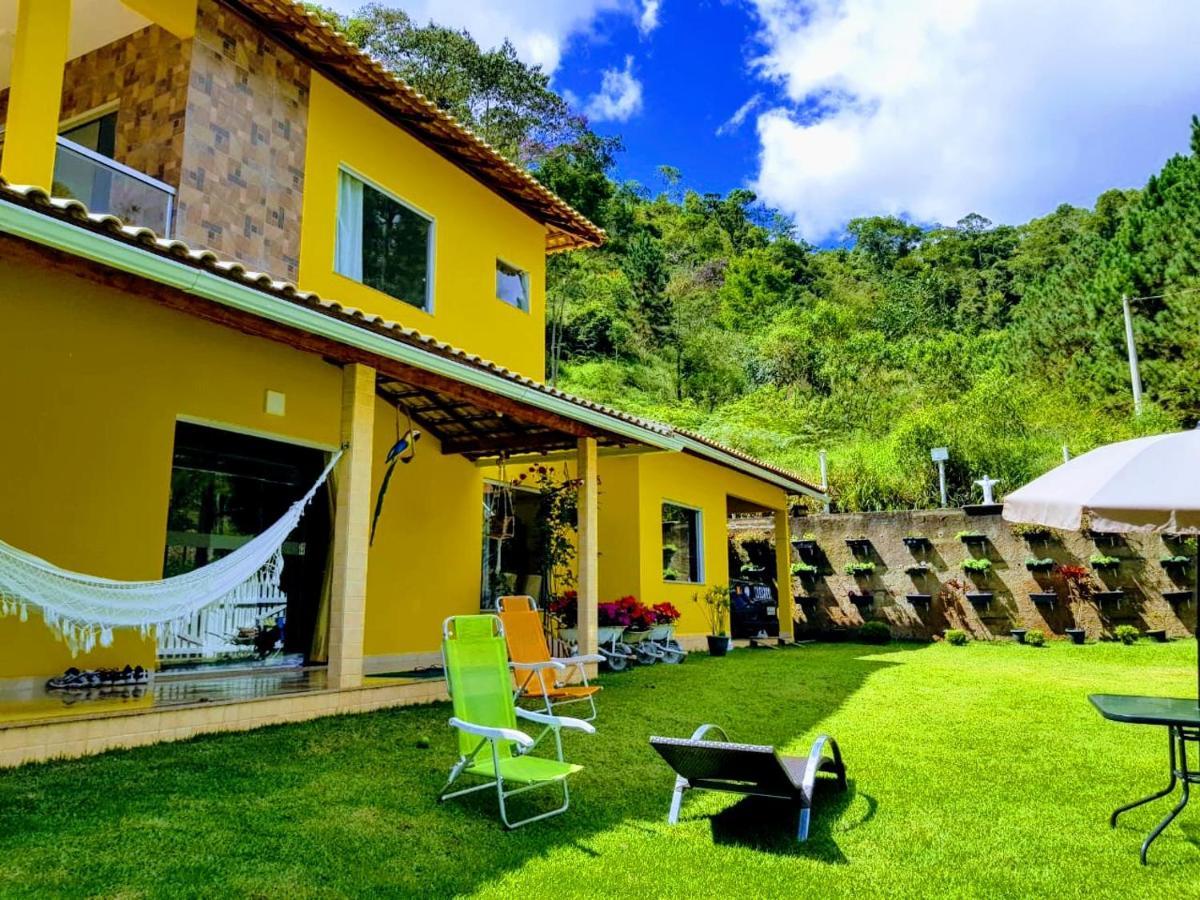 Casa Amarela, 03 Suites, Pertinho Do Valentim Aracê Extérieur photo