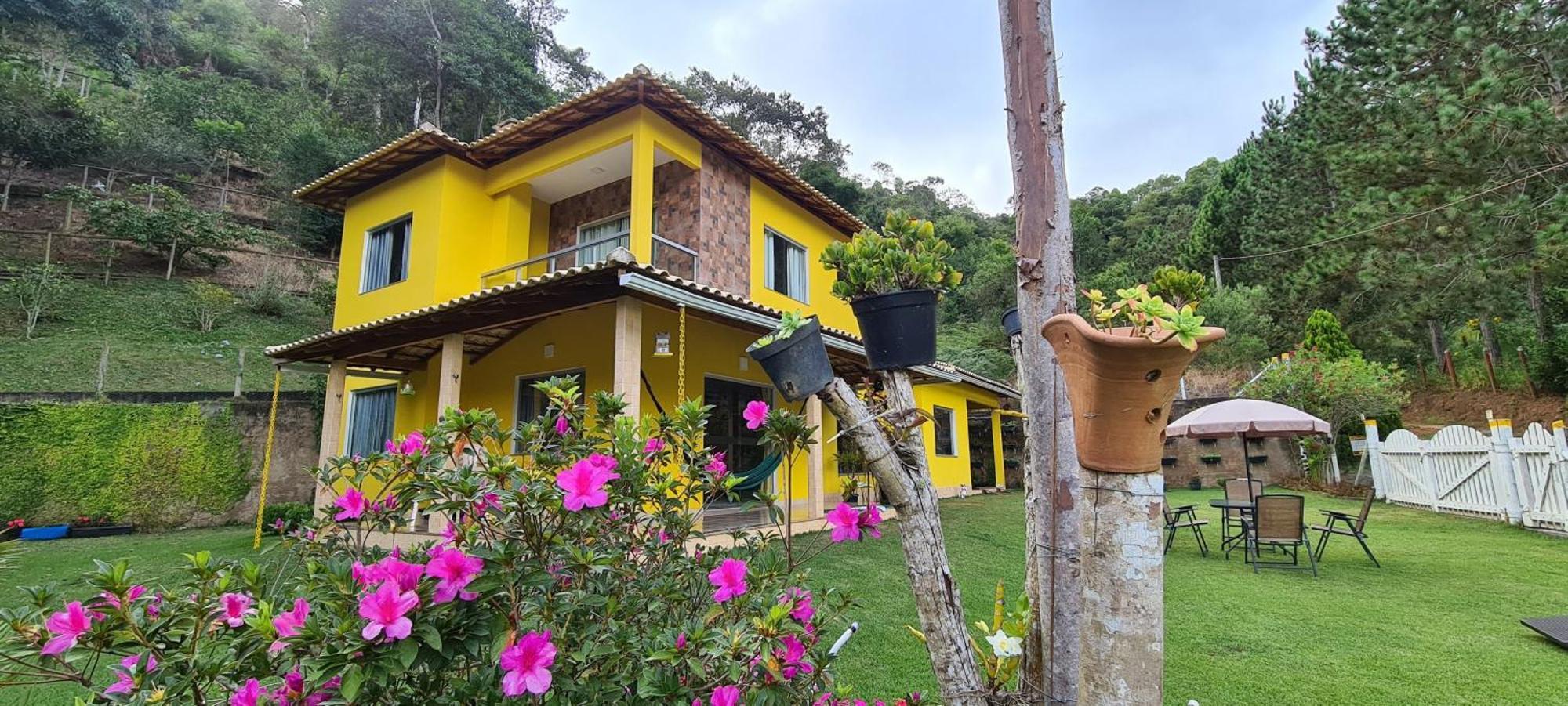 Casa Amarela, 03 Suites, Pertinho Do Valentim Aracê Extérieur photo