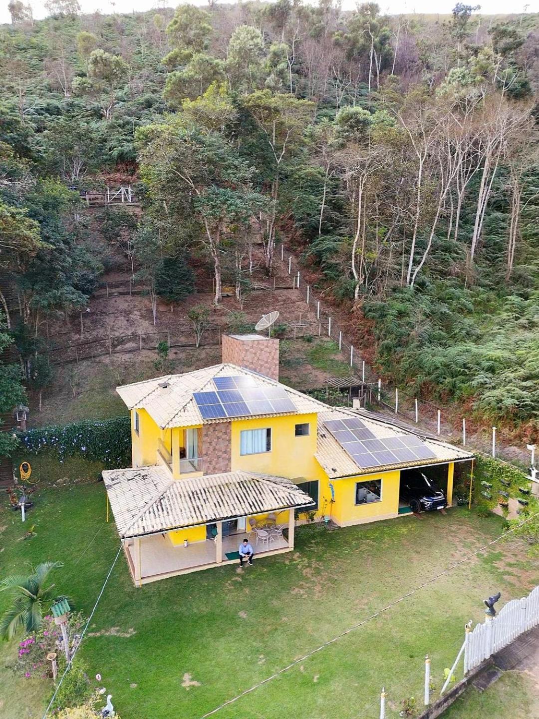 Casa Amarela, 03 Suites, Pertinho Do Valentim Aracê Extérieur photo